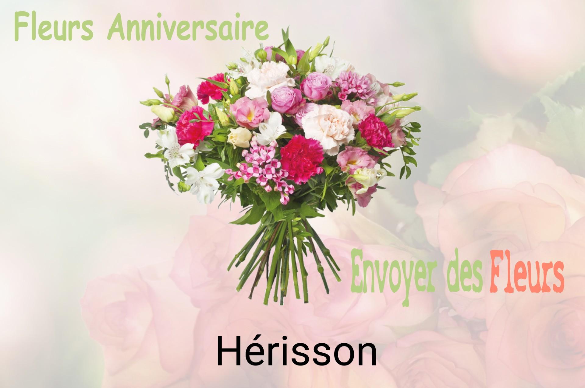Bouquet de fleurs d’anniversaire livré à Hérisson